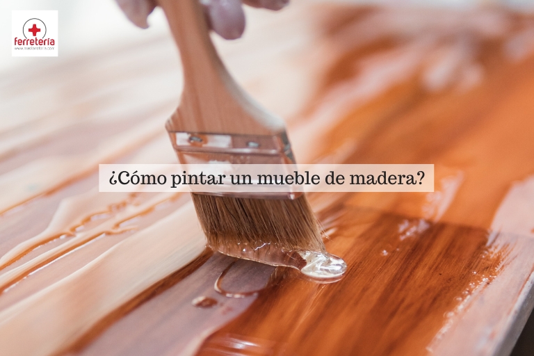 Cómo pintar madera sin lijar o decapar?